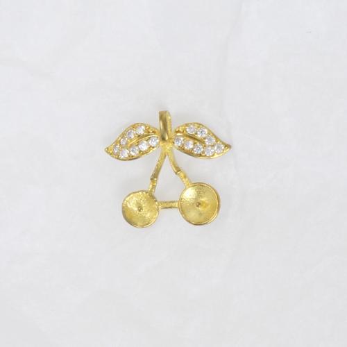 Параметр горный хрусталь кулон латунь, Латунь, Ягода, Другое покрытие, DIY & со стразами, Золотой продается PC[