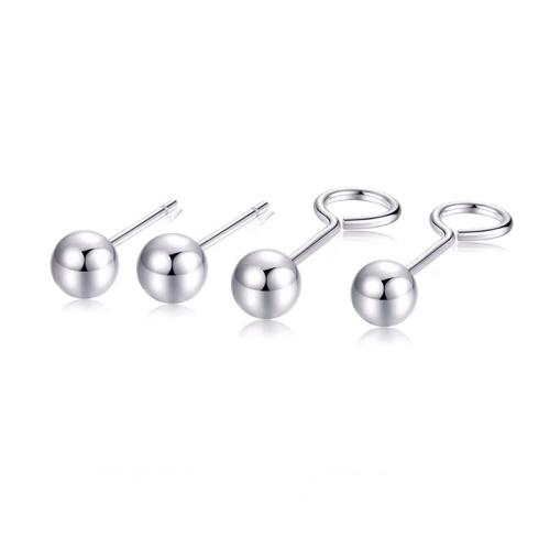 Argent sterling 925 boucle d oreille dormeuse, normes différentes pour le choix & styles différents pour le choix & pour femme, Vendu par paire[