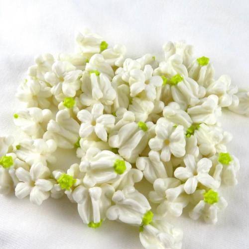 Flower Polymer Clay Beads, DIY 
