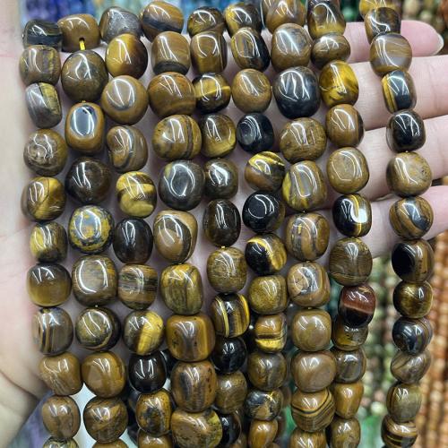 Perles d'Oeil de tigre, DIY, couleurs mélangées cm, Vendu par brin