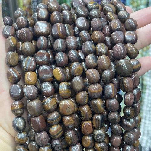 Perles d'Oeil de tigre, DIY, couleurs mélangées cm, Vendu par brin