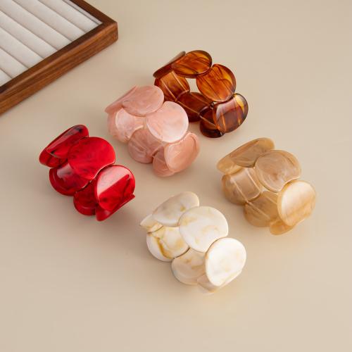 Resin Bracelets, gold color plated, fashion jewelry 