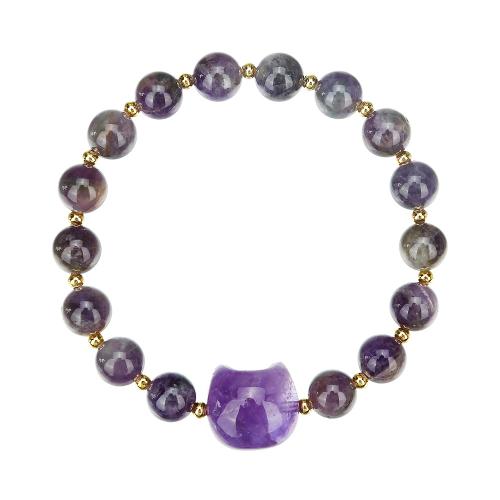 Bracelets en pierres précieuses, pierre gemme, avec fil élastique & alliage de zinc, fait à la main, bijoux de mode & différents matériaux pour le choix & unisexe, Vendu par PC