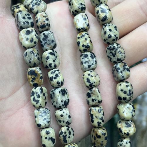 Perles dalmatiens, Dalmate, DIY, couleurs mélangées cm, Vendu par brin