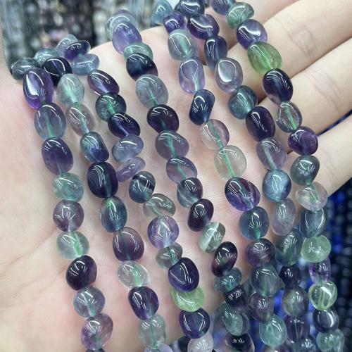 Perles de fluorite, Fluorite colorée, DIY, couleurs mélangées cm, Vendu par brin