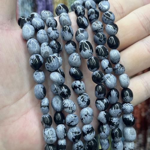 Snowflake Obsidian Bead, DIY, mixed colors cm 
