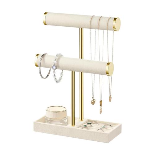 Affichage de bijoux Multi Purpose, bois, avec tissu, bijoux de mode, plus de couleurs à choisir, Vendu par PC