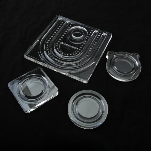 Acrylique plateau d'assemblage de perles, Placage, bijoux de mode, plus de couleurs à choisir, Vendu par PC