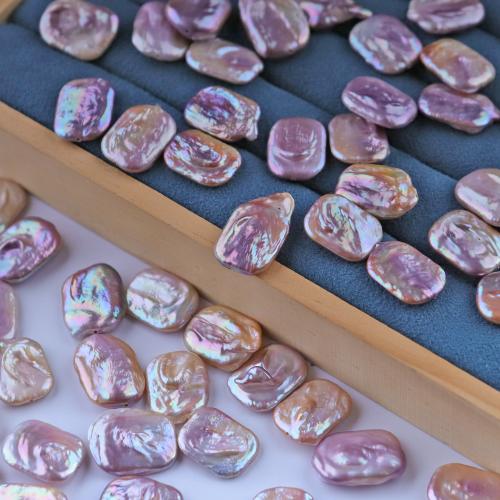 Perles nacres baroques de culture d'eau douce , perle d'eau douce cultivée, DIY, violet Vendu par PC