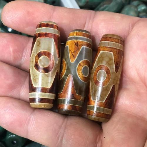 Natural Tibetan Agate Dzi Beads, anoint, DIY 