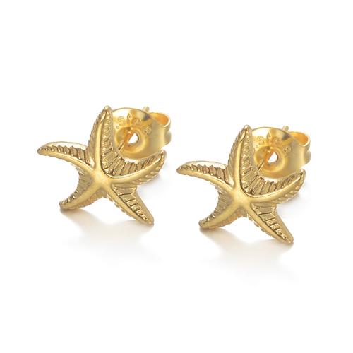 Серьги из нержавеющей стали, Нержавеющая сталь 304, Другое покрытие, ювелирные изделия моды & разные стили для выбора & Женский, Золотой, продается Пара