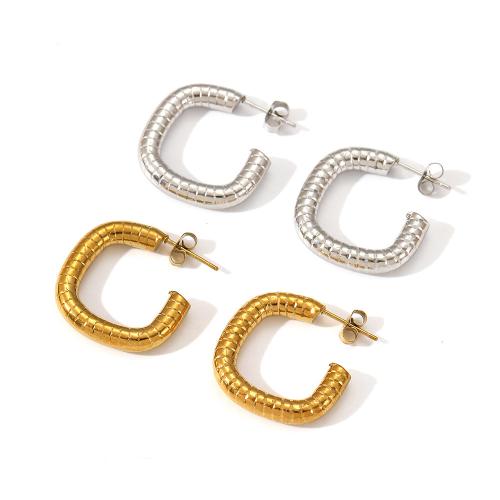 Серьги из нержавеющей стали, Нержавеющая сталь 304, Другое покрытие, ювелирные изделия моды, Много цветов для выбора, продается Пара