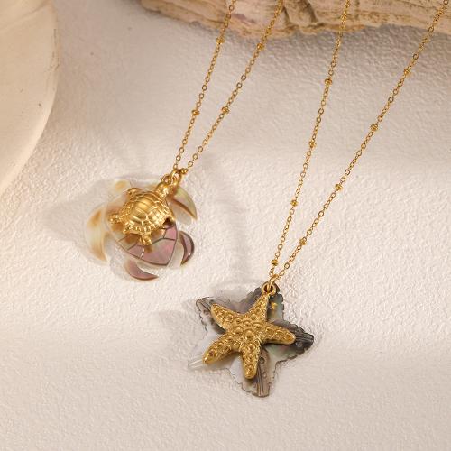 ステンレス鋼のジュエリーネックレス, 304ステンレススチール, メッキ, ファッションジュエリー, 金色, 売り手 パソコン