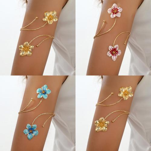 Zinklegierung Arm Armangle, goldfarben plattiert, Modeschmuck & Emaille, keine, verkauft von PC