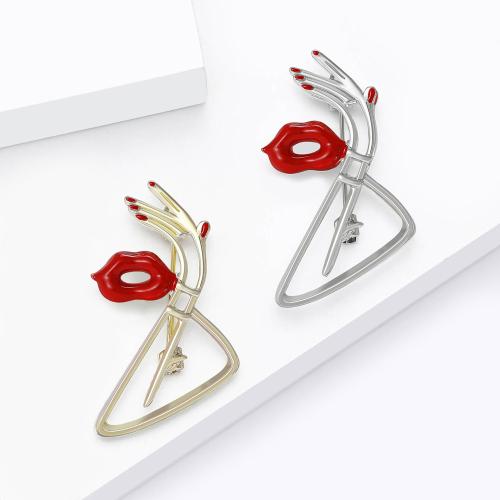 Broche émail, alliage de zinc, Placage, bijoux de mode, plus de couleurs à choisir, Vendu par PC