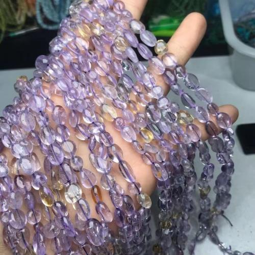 Natural Ametrine Beads, Nuggets, DIY, 8mm Approx 35-40 cm 