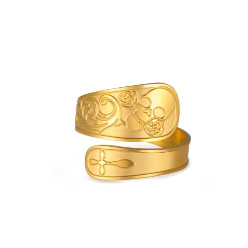 Bague en acier inoxydable, Acier inoxydable 304, Placage, bijoux de mode & pour femme, plus de couleurs à choisir, Vendu par PC