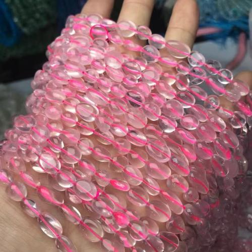 Perles en Quartz Rose naturel, pepite, DIY, beads size 8-10mm Environ 35-40 cm, Vendu par brin