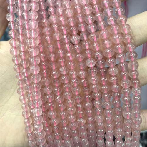 ストロベリークォーツ ビーズ, DIY, ミックスカラー, 長さ:38 センチ, 売り手 ストランド