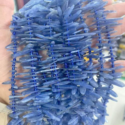 perles de disthène bleu, DIY, bleu, 15-30mm cm, Vendu par brin