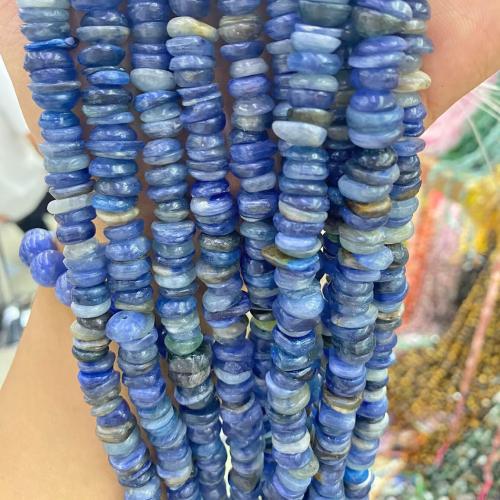 perles de disthène bleu, DIY, couleurs mélangées, 8-10mm cm, Vendu par brin