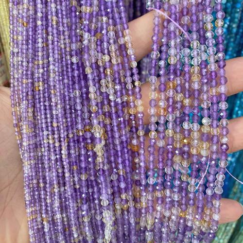 Natural Ametrine Beads, DIY, mixed colors cm 