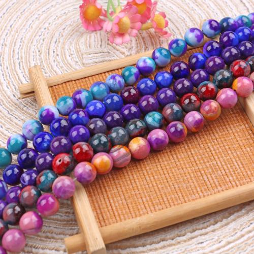 Achat Perlen, DIY, keine, 10mm, Länge:38 cm, verkauft von Strang