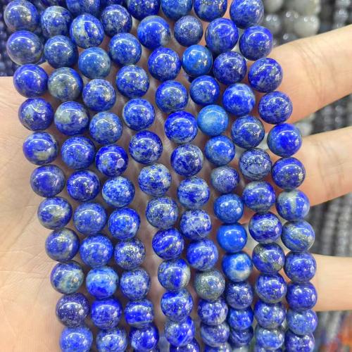 Perles de pierre lasurite naturelles, Lapis lazuli, DIY, couleurs mélangées cm, Vendu par brin