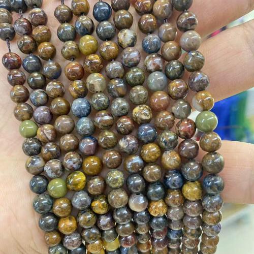 Perles de pierre gemme unique, Pietersite Pietersite, DIY, couleurs mélangées cm, Vendu par brin