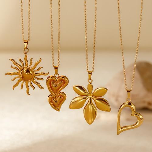 ステンレス鋼のジュエリーネックレス, 304ステンレススチール, ゴールドメッキ, ファッションジュエリー, 金色, 売り手 パソコン