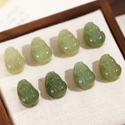 Hetian Jade goutte, bête sauvage Fabuleuse, gravé, DIY, plus de couleurs à choisir Vendu par PC