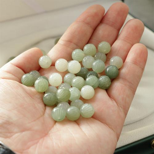 Hetian Jade goutte, Lotus, poli, DIY, plus de couleurs à choisir, 9mm, Vendu par PC