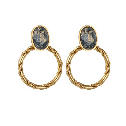 Серьги из нержавеющей стали, Нержавеющая сталь 304, с канифоль, Другое покрытие, ювелирные изделия моды & Женский & отверстие, Много цветов для выбора, продается PC