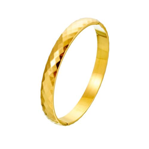 Bracelet en acier inoxydable, Acier inoxydable 304, Placage, bijoux de mode & normes différentes pour le choix & pour femme, plus de couleurs à choisir, Inner diameter :60mm, Vendu par PC