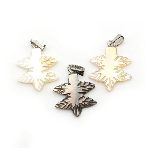 Seemuschel Anhänger, mit Wachsschnur & Eisen, Baum, DIY, keine, 16x21mm, verkauft von PC