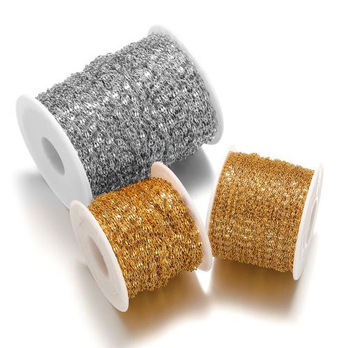 Stainless Steel Chain Jewelry, 304 Stainless Steel, gold color plated, DIY 