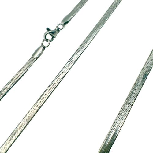 collier de chaîne en inox , Acier inoxydable 304, électrolysation, bijoux de mode & unisexe & normes différentes pour le choix, plus de couleurs à choisir, Vendu par PC