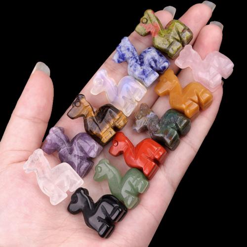 Décoration de pierre perles, pierre gemme, gazelle, poli, différents matériaux pour le choix, Vendu par PC