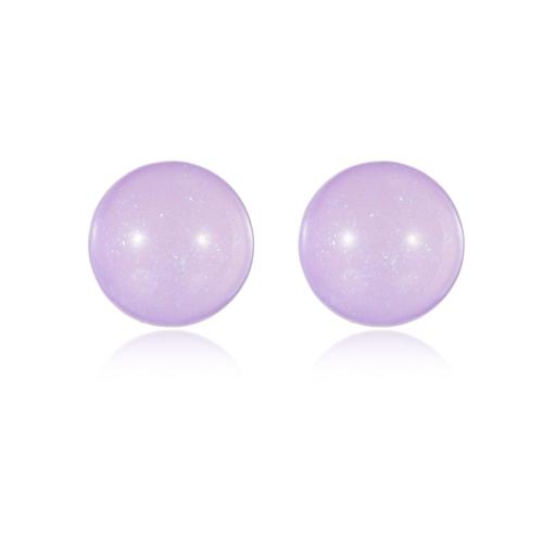 Arito de resina, acero inoxidable 304, con resina, chapado, Joyería & para mujer, dorado, Vendido por Par