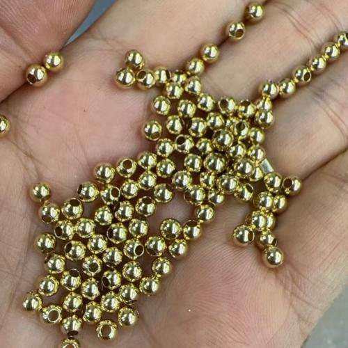 Brass Spacer Beads, DIY, original color, 4mm Approx 1.5mm, Approx 