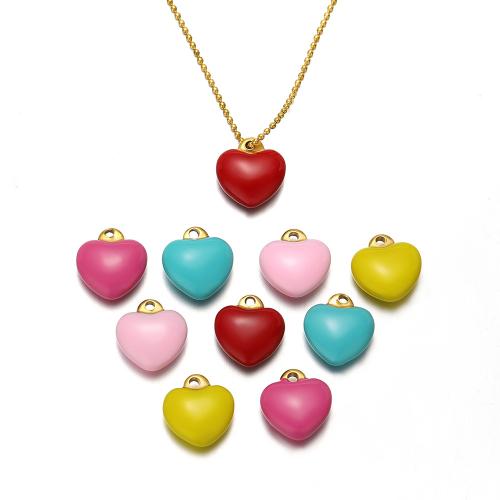 Emaille Edelstahl Anhänger, 304 Edelstahl, goldfarben plattiert, DIY, keine, 5PCs/Tasche, verkauft von Tasche