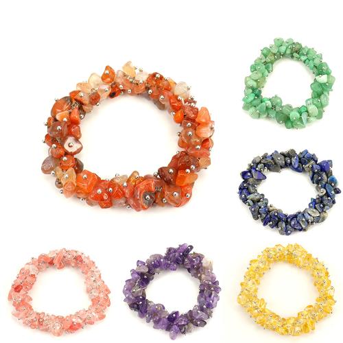 Edelstein Armbänder, mit elastischer Faden, handgemacht, Modeschmuck & verschiedenen Materialien für die Wahl & für Frau, Länge:ca. 22 cm, verkauft von PC