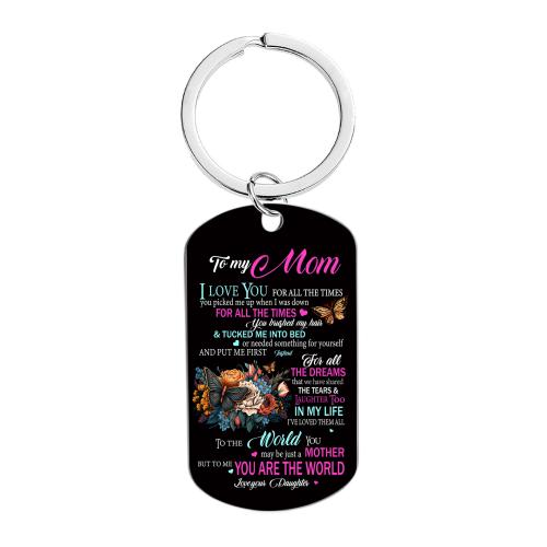 304 Stainless Steel Key Clasp, Geometrical Pattern, printing & for woman 