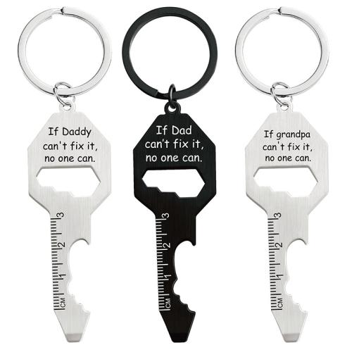 bijoux de porte-clés en Alliage de zinc, Placage, styles différents pour le choix & pour homme Vendu par PC