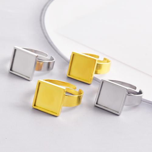 ステンレス指輪のパレット部品, 304ステンレススチール, メッキ, DIY, 無色, 10パソコン/バッグ, 売り手 バッグ