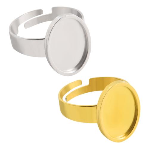 ステンレス指輪のパレット部品, 304ステンレススチール, メッキ, DIY, 無色, 10パソコン/バッグ, 売り手 バッグ