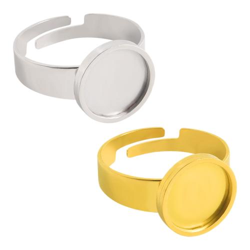 ステンレス指輪のパレット部品, 304ステンレススチール, メッキ, DIY, 無色, 10パソコン/バッグ, 売り手 バッグ