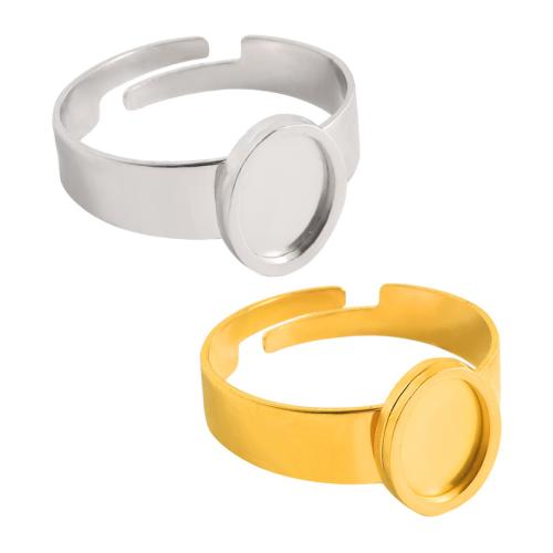 ステンレス指輪のパレット部品, 304ステンレススチール, メッキ, DIY, 無色, 10パソコン/バッグ, 売り手 バッグ