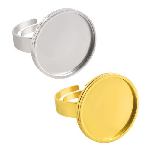 ステンレス指輪のパレット部品, 304ステンレススチール, メッキ, DIY, 無色, 10パソコン/バッグ, 売り手 バッグ