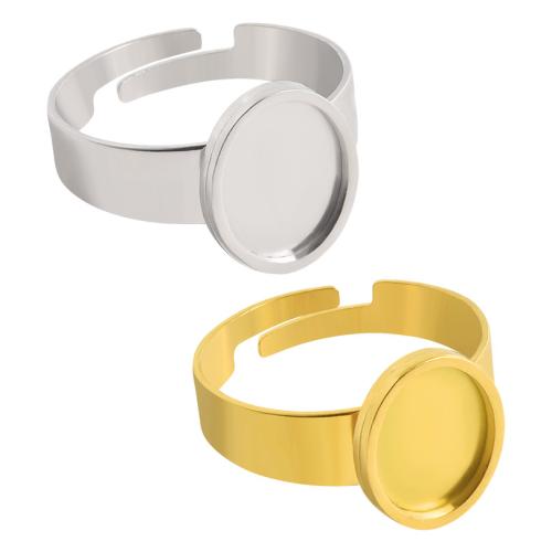 ステンレス指輪のパレット部品, 304ステンレススチール, メッキ, DIY, 無色, 10パソコン/バッグ, 売り手 バッグ